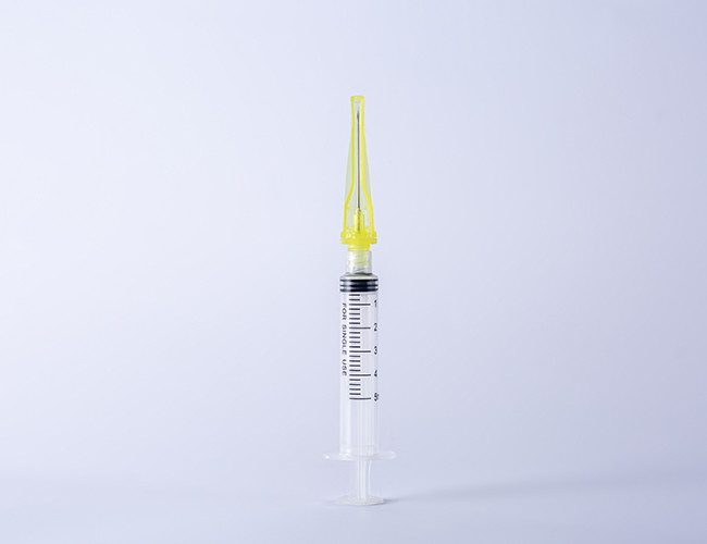Medical Vaccine Injection Syringe With Safety Neddle CE ISO OEM