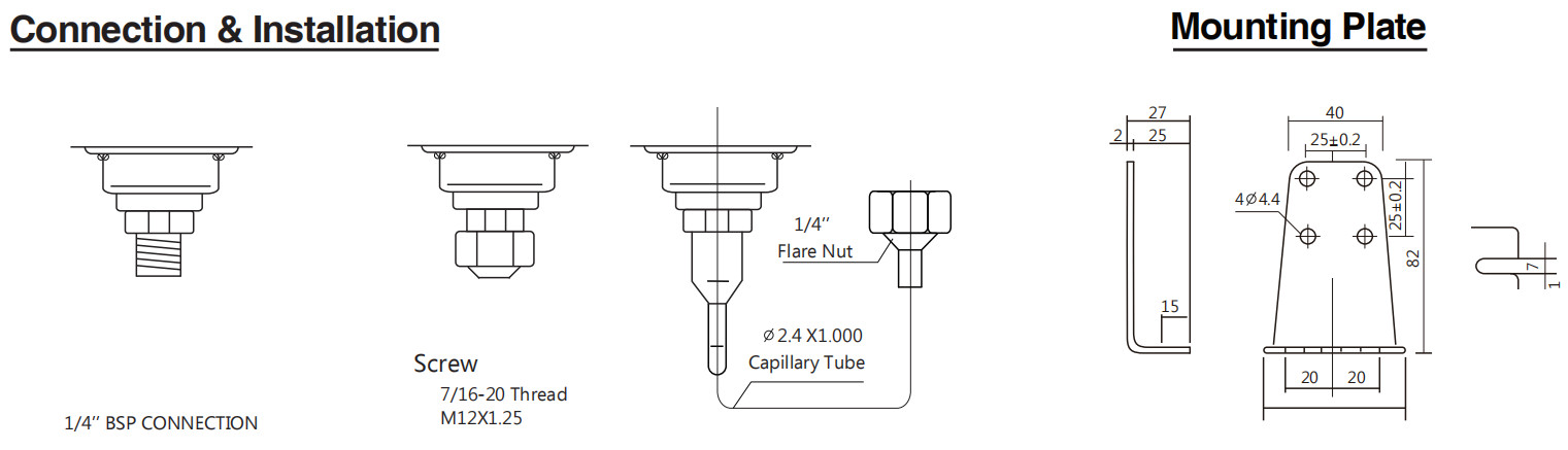 Keram Controls Adjustabe Pressure Switches Sensor For Pressure Monitoring