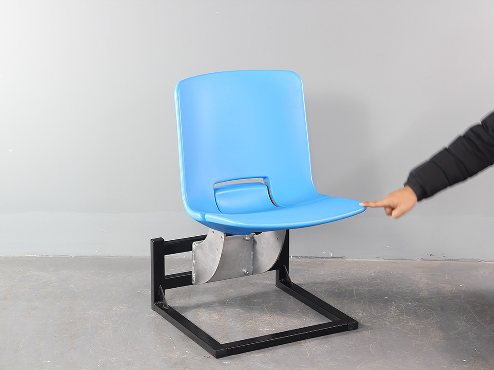 Auto Tip-Up Plastic Foldable Stadium Chair For Arena