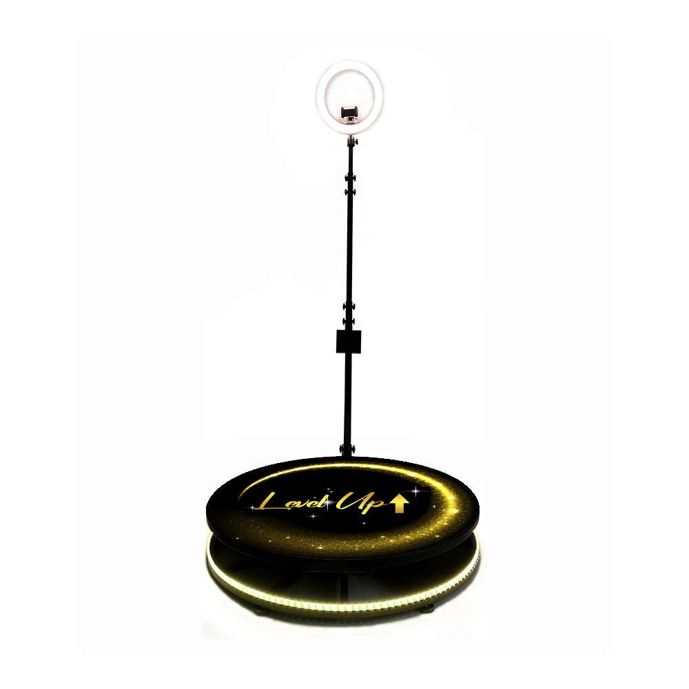 Party 360 Selfie Photo Booth adjustable Interactive With ring light