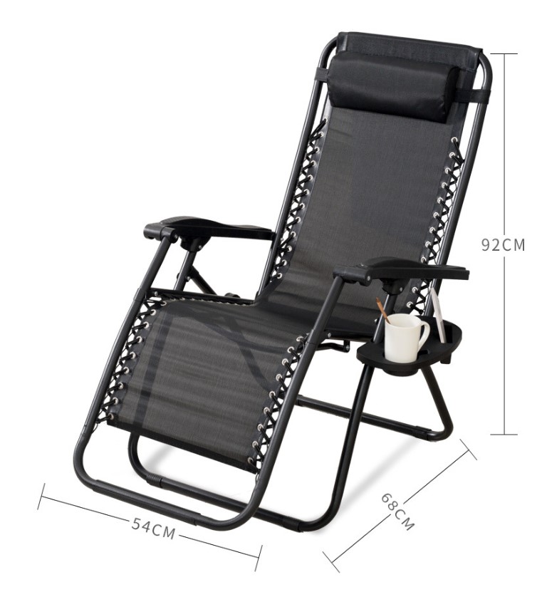 Outdoor Table Heavy Duty Folding Recliner Zero Gravity Chair for Sleeping on the Beach