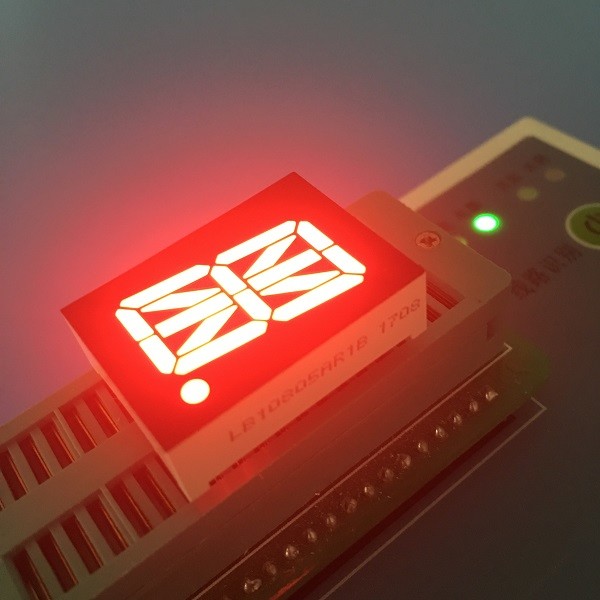 16 Segment Common Anode Alpha Numeric Led Display 0.8" Home Appliance Long Lifetime