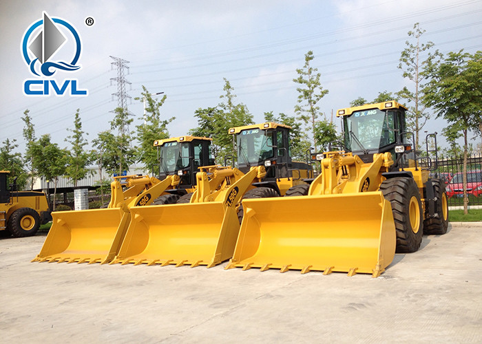 18T 3m³ Compact Wheel Loaders CVZL50G , Yellow Small Wheel Loader