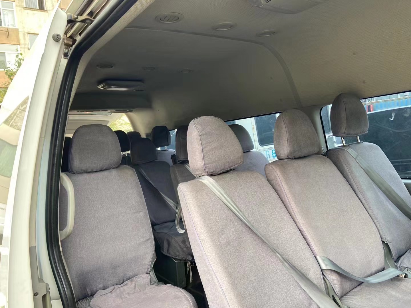 2016 Year 18 Seats Used Mini Bus Gasoline JINBEI Hiace 3TZ Engine No Accident In Good Condition