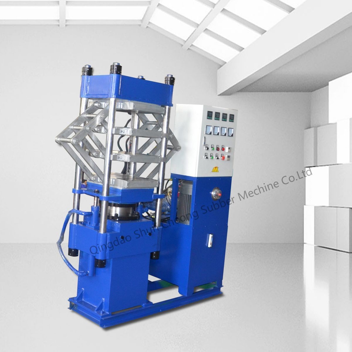 Hydraulic Hot Press EVA Sheet Making Machine / EVA Foaming Vulcanizing Machine