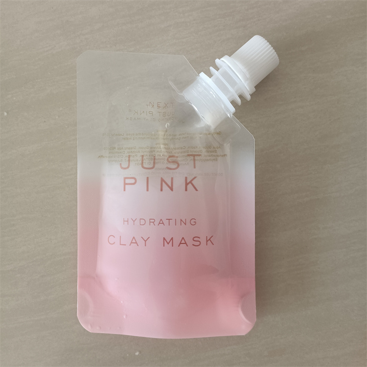 Round Lid Biodegradable Spout Pouch Cosmetic Packaging with Personalized Branding