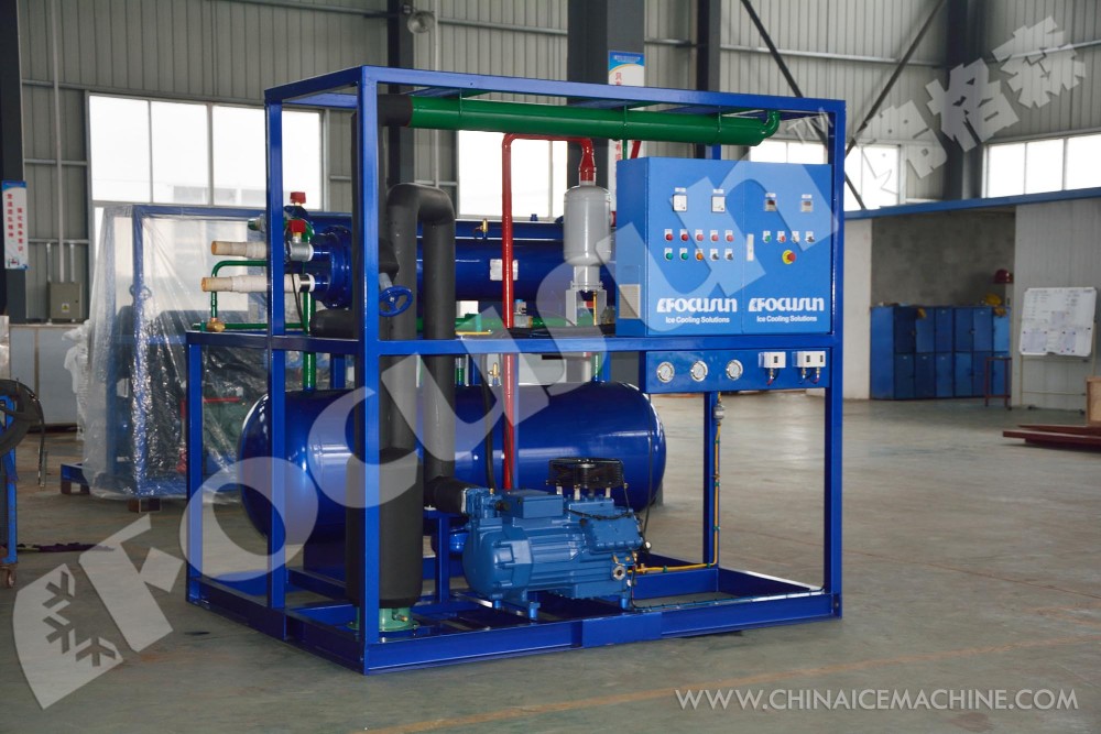 120.3KW Power 380V Voltage 15 Ton Direct Block Ice Machine for Big Ice Production Needs