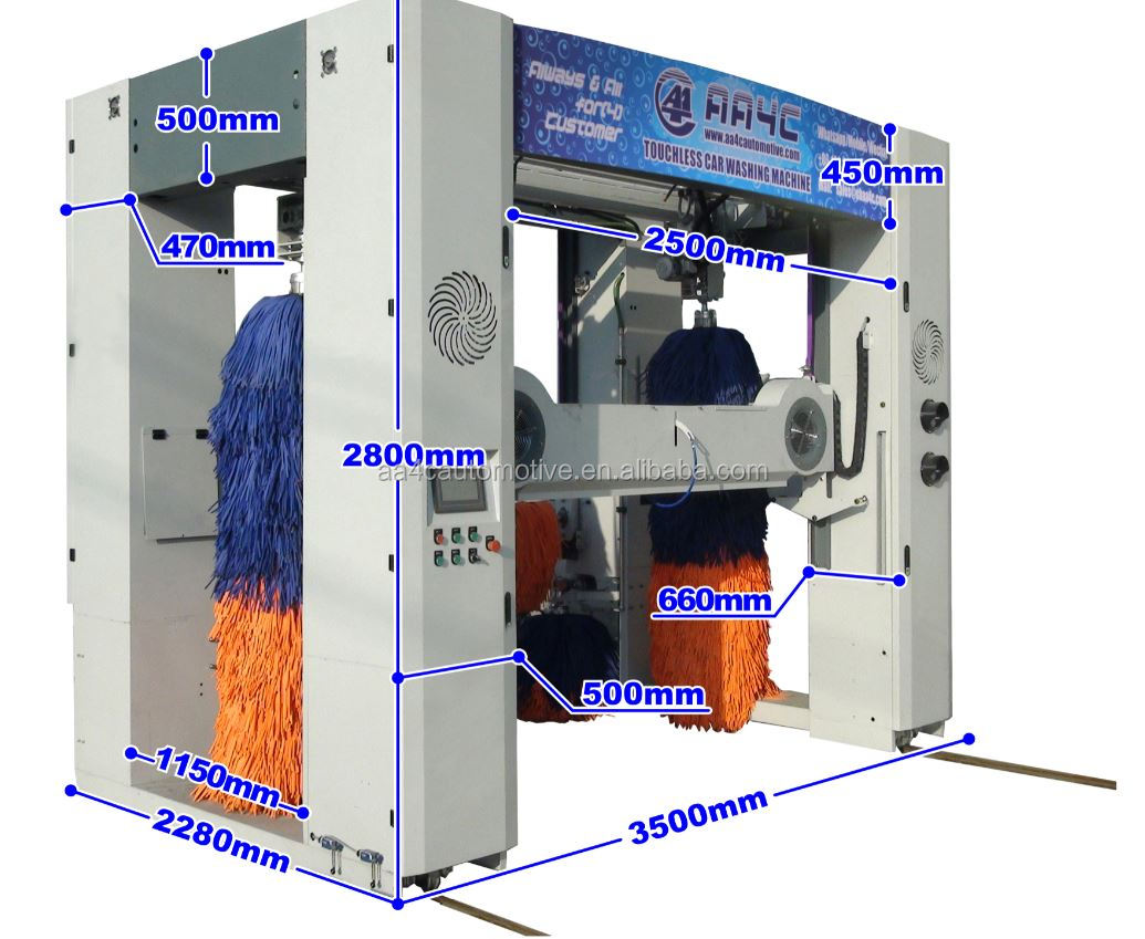Quick High Speed Automatic Car Washing Machine For Home