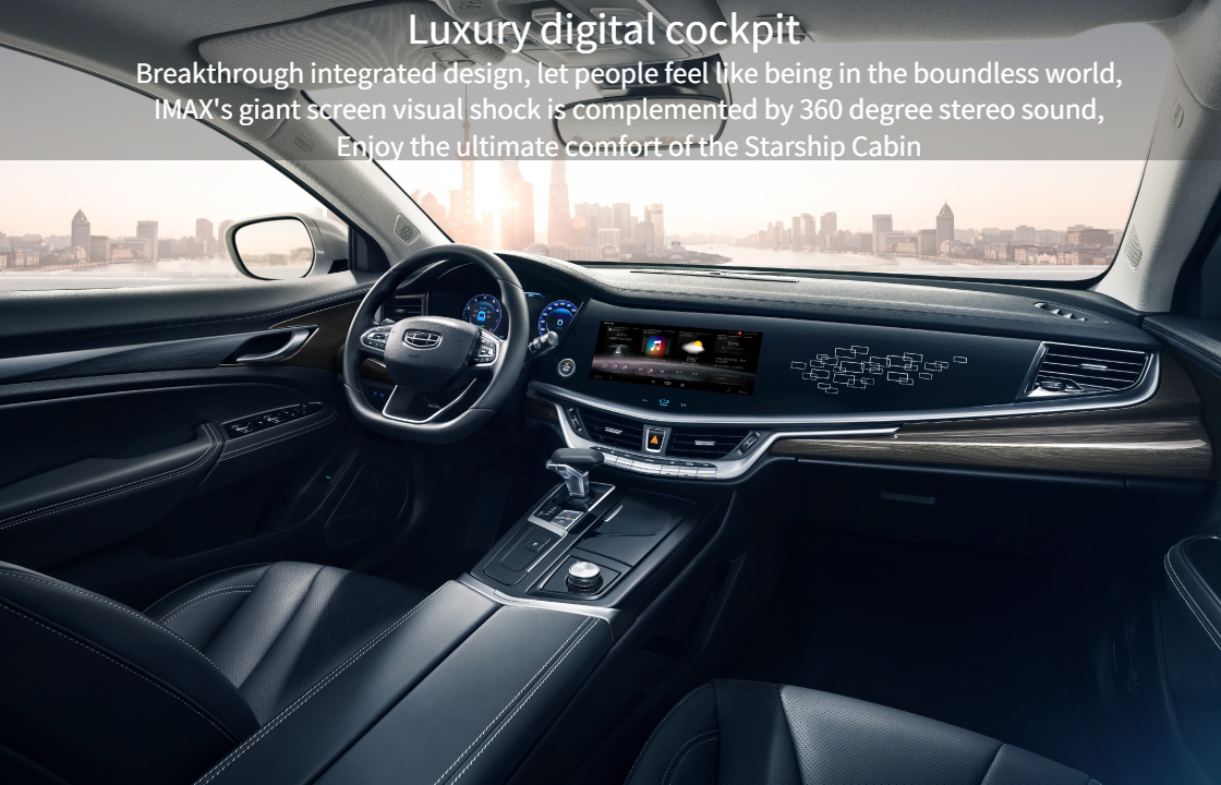 2023 GEELY BORUI Emgrand GT Current Car equipped with 1.8T Engine and Electric Rear Window 50-80L Fuel Tank Capacity