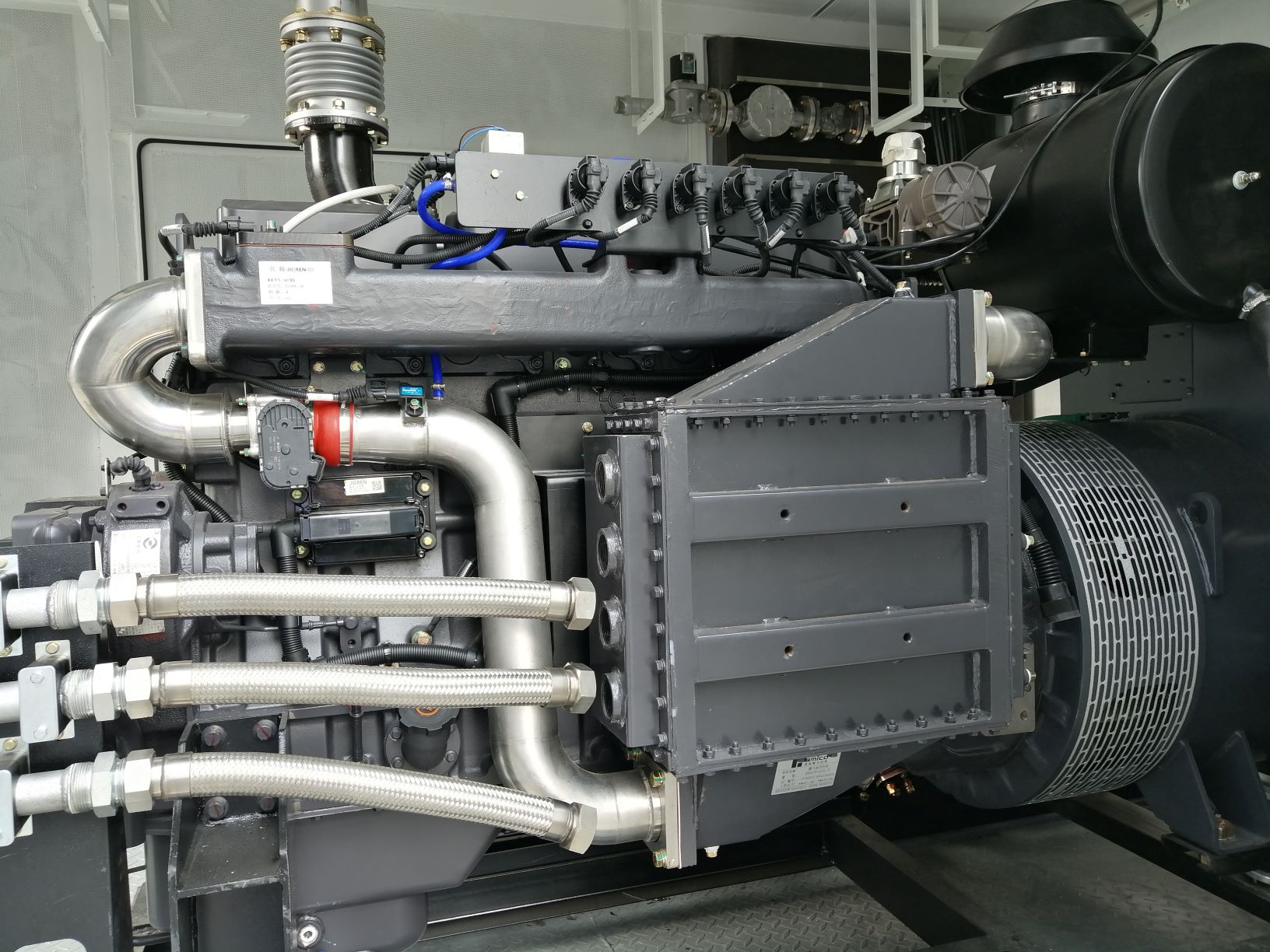 CNG LNG Coalbed Methane Industrial Natural Gas Generator 320KW Natural Gas Engine