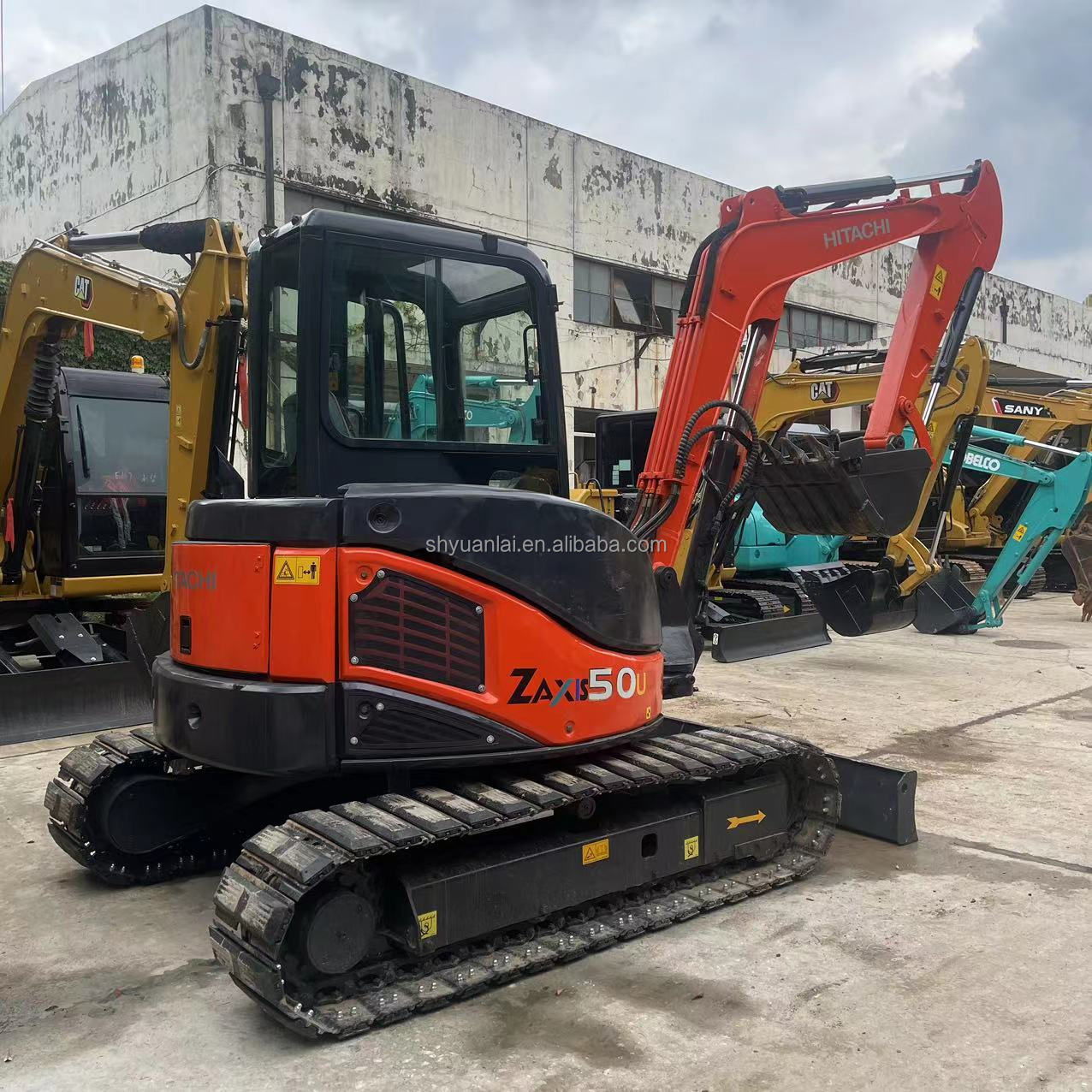 Original Hitachi ZAXIS50U 5 Ton Mini Excavator For Household Second Hand Construction