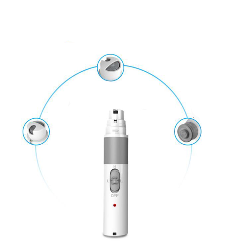 Quiet Automatic Cat Nail Clipper USB Charging Paw Trimmer For Small Animals