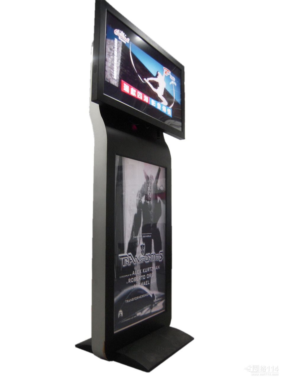 42 inch Indoor Floor Double Sided Poster Display Stand High Definition Full Color LED Standees for Advertising