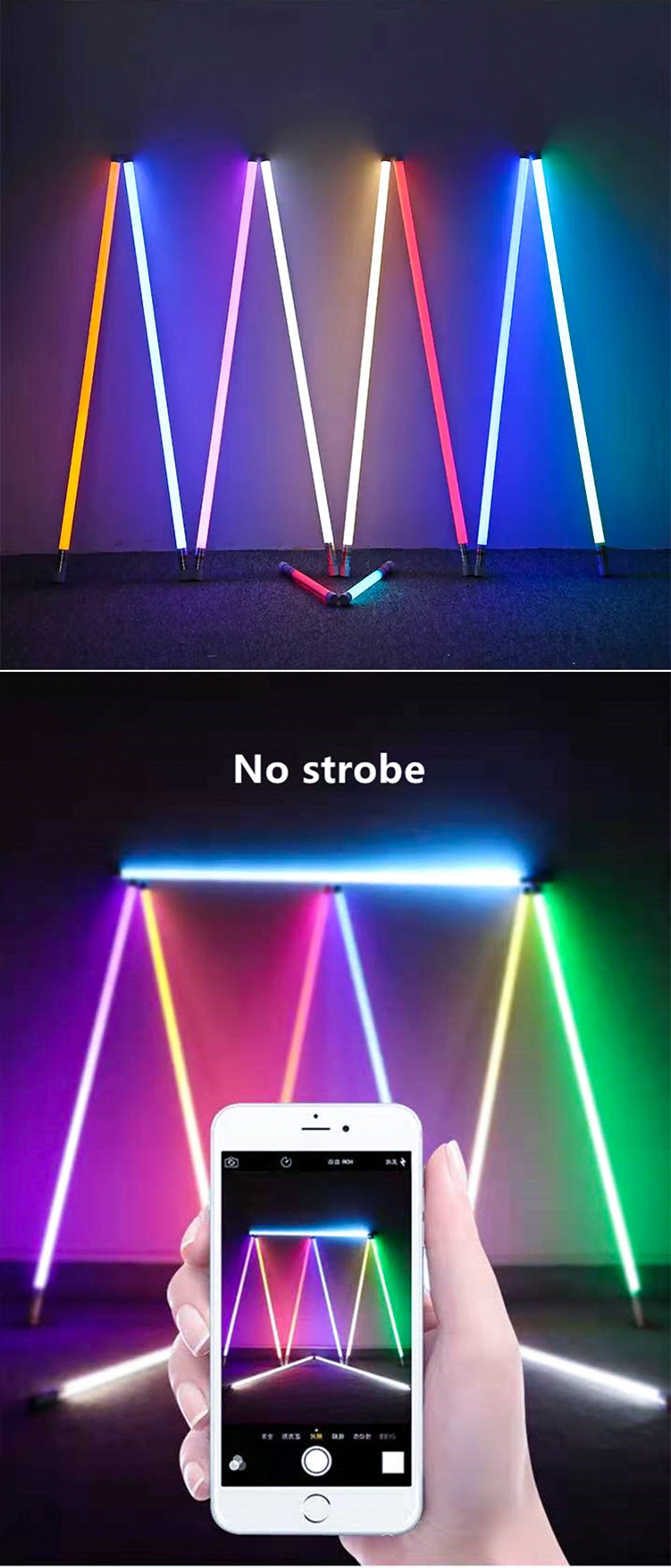 OEM Rgb Floor Lamp Corner Handheld Photography Light Stick For Video