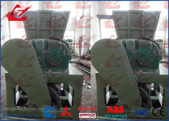Scrap Car Crusher Two Shafts Car Shredding Machine For Waste Bicycle