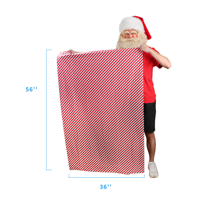 Thickness 0.03mm Giant Christmas Gift Sacks Clear LDPE Film