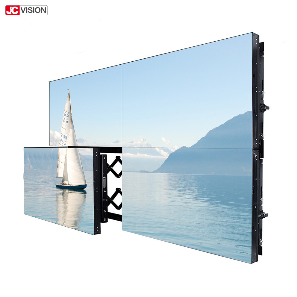 55 Inch LCD Video Display , 500nit Zero Bezel Video Wall For Business Center