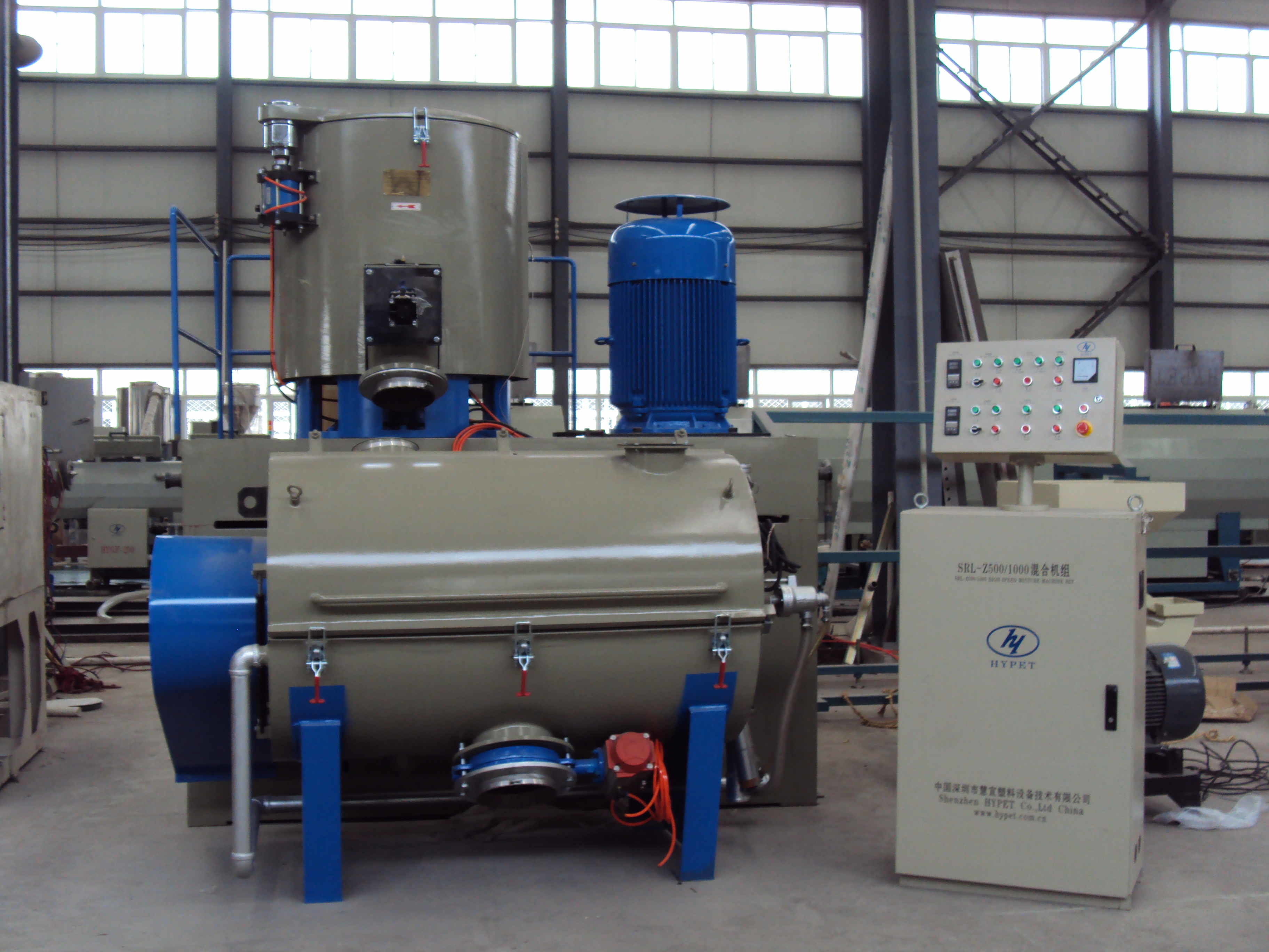 Stainless steel 304 SRL800/2500 hot cool high speed mixer machine for plastic powder mixing/ soft PVC powder compunding