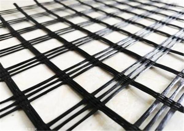 Quality Heat Resistence Width 1m 25KN Geogrid Fabric For Roads for sale
