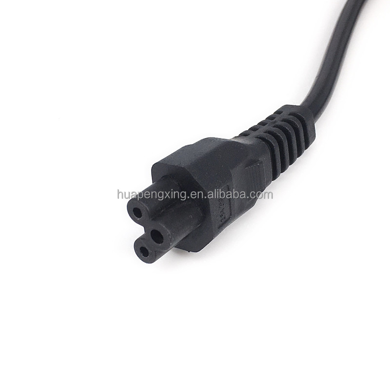 IEC320 C5 3 Round Pin Power Cord For Brazil NBR14136 Standard 3x0.75 Square Core