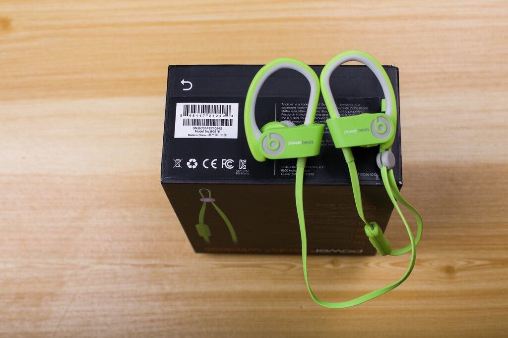 Beats Powerbeats 2 Wireless Shock Yellow Earphones USED made in china grgheadsets-com.ecer.com