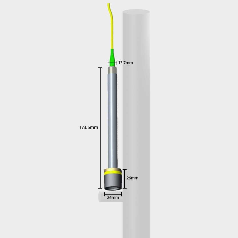 0.05% FS Fiber Bragg Grating FBG Pressure Sensor 1Mpa 2Mpa 4Mpa