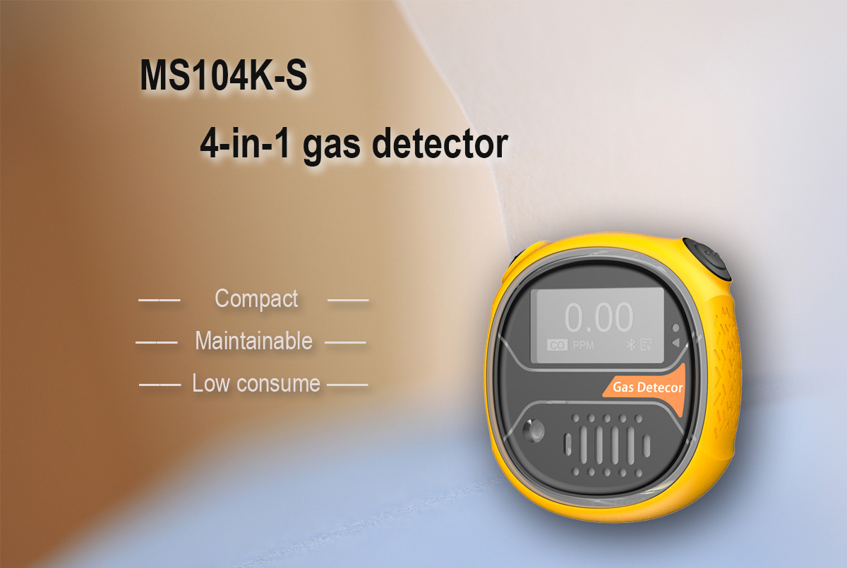 Ms104k-S Portable Diffusion Gas Detector Ultra Low Power Consumption