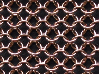 Stainless Steel Chain Link Ring Chainmail Decorative Mesh