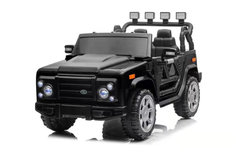Style Ride On Toy 2022 Design Luxury 24V Electric Car with Black Two-Seater Design