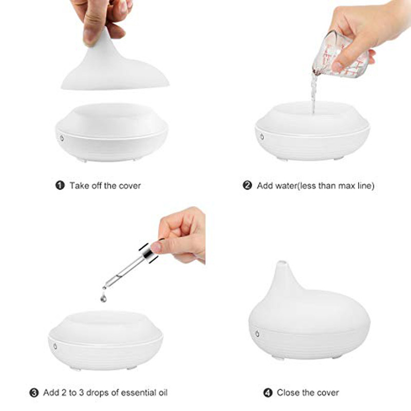 USB Charging Mini Ultrasonic LED Night Light Humidifier