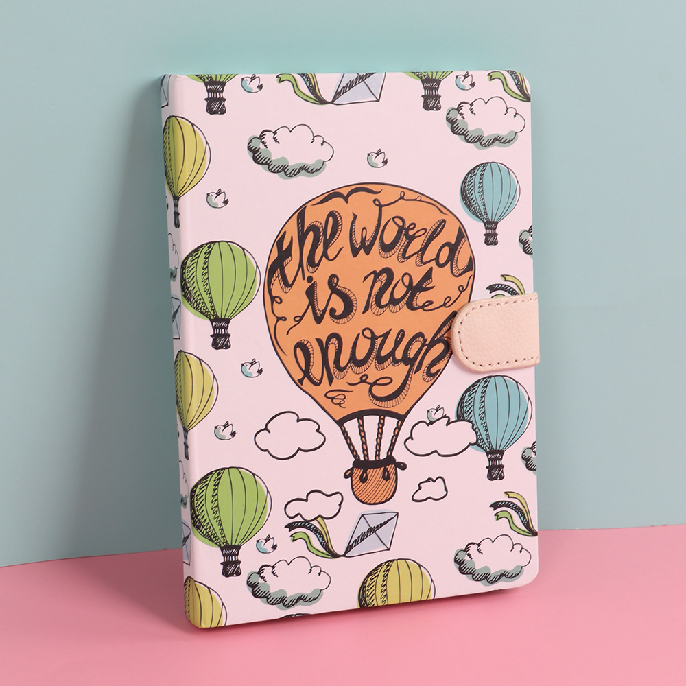 2022 Soft Custom Notebook A5 Magnetic Student Notebook Beautiful Notebook for Girls