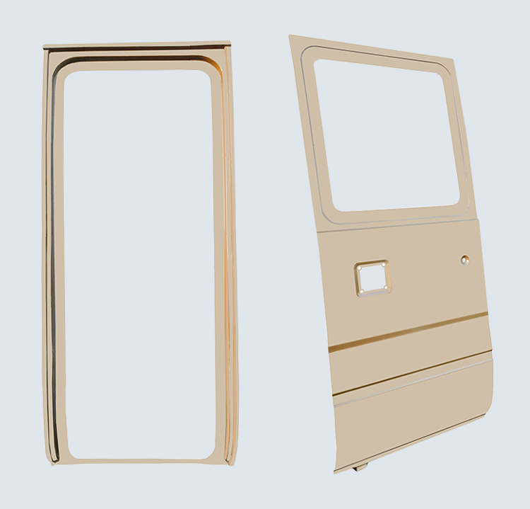 DC06 Steel Bus Body Parts 8KG Bus Rear Passenger Door Frame