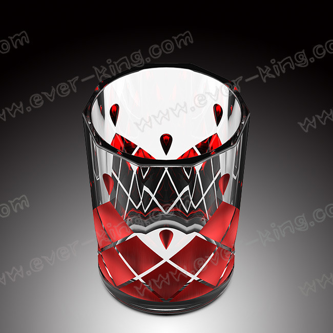 Custom Stemless Wine Glass Cup Anti Scratch 400ml 500ml