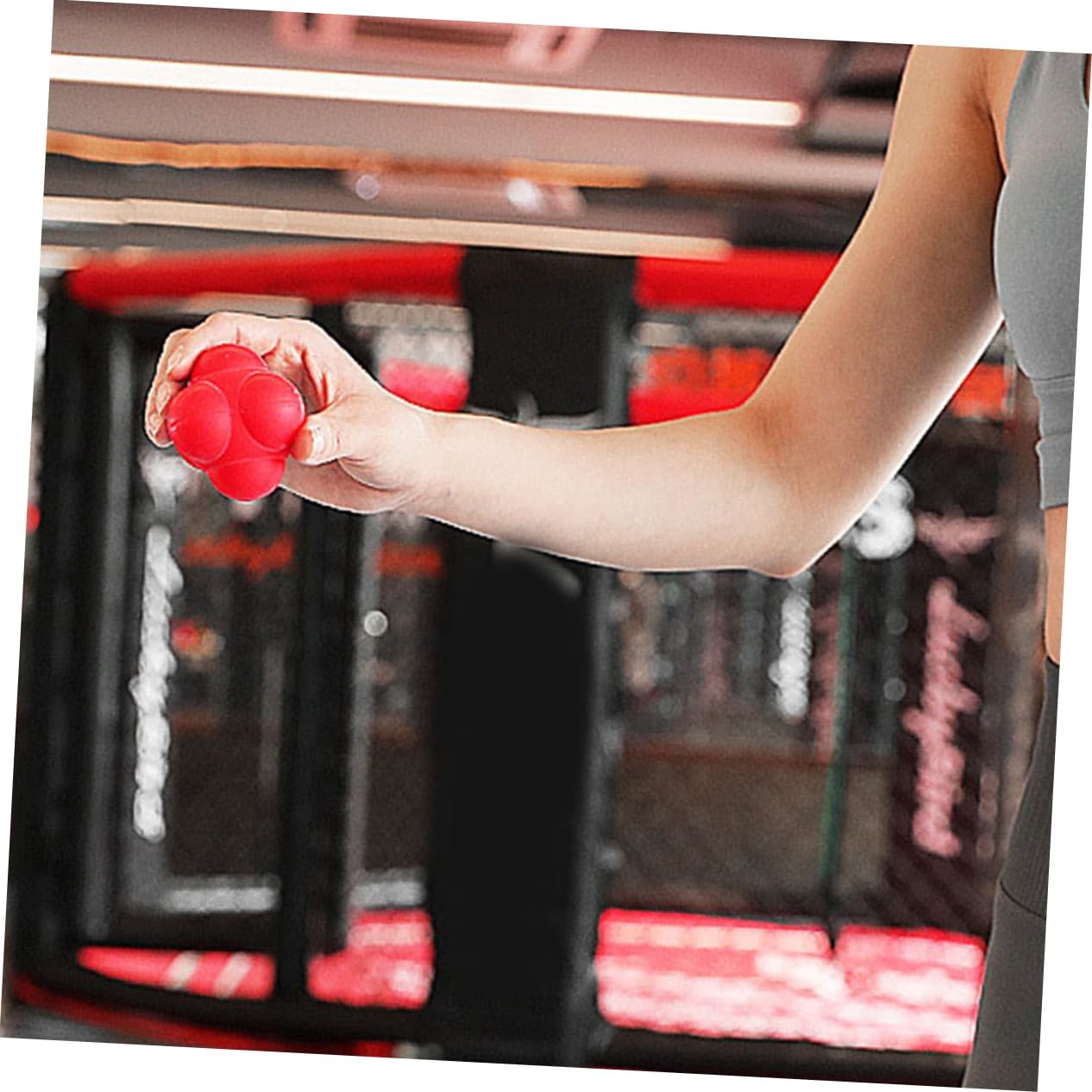 Hand-Eye Coordination Agility Trainer For Baseball , Silicone Rubber Reaction Ball