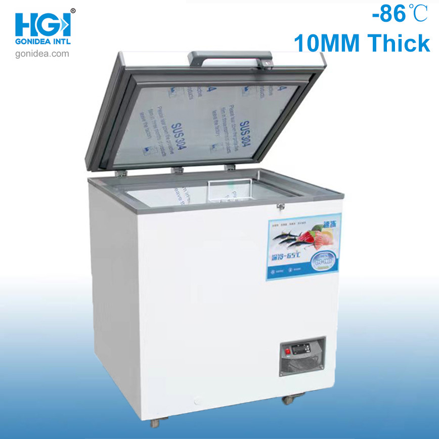88L -86c Low Temperature Freezer Stainless Steel Inner 10mm Foaming Door Cooling Freezer Dw-86W88