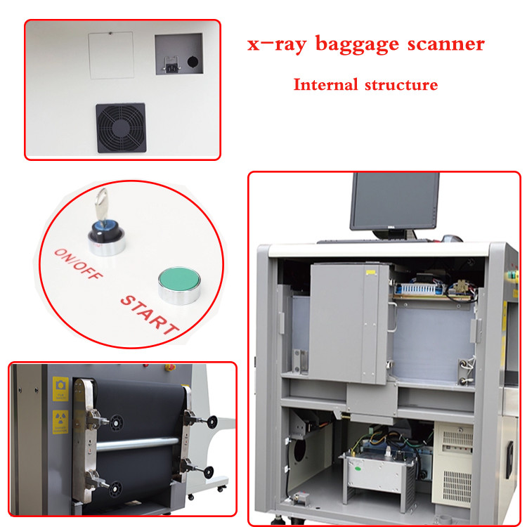 600mm * 500mm X Ray Baggage Scanner , Security Scanning Equipment For Prisons baggage screening equipment airport x ray