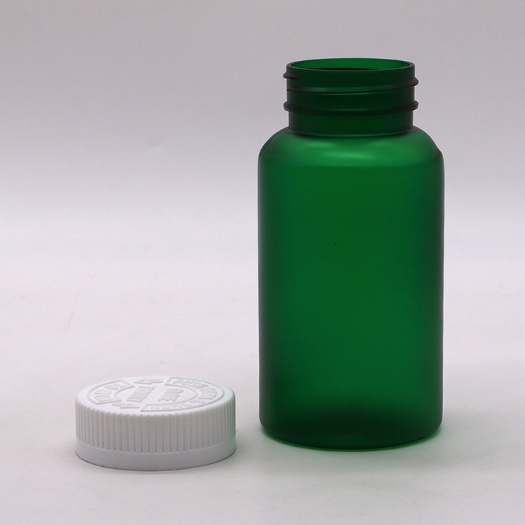 250ml PET Matte Finished Bottle for Supplement Pill Capsule Medicine