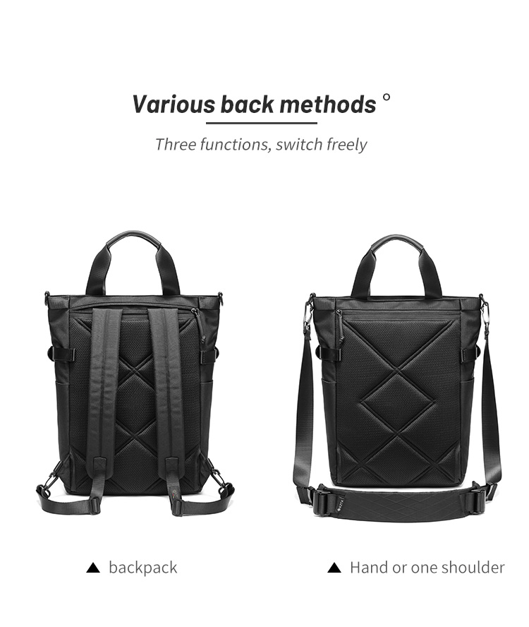 Interior Slot Pocket Anti Theft Men Business Backpack 20L To 35L