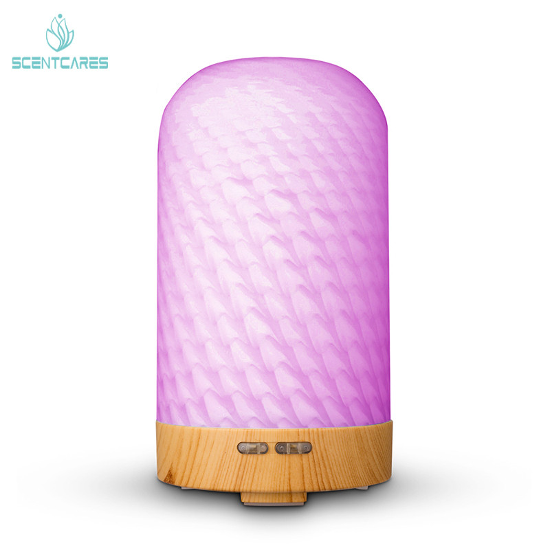 Glass 100ml 20ML/H Ultrasonic Cool Mist Diffuser