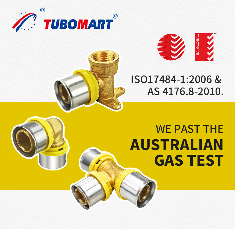 OEM TH Profile Press Fittings 16mm - 32mm For Multilayer Pipe Pex-Al-Pex