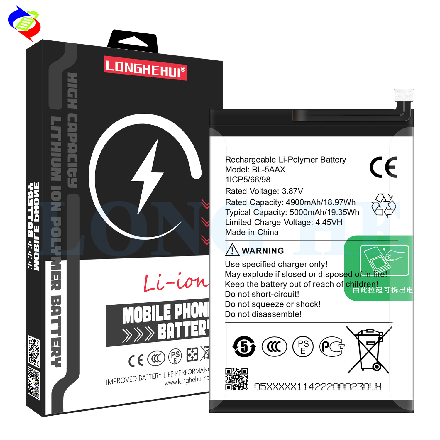 RECHARGABLE BL-5AAX Battery 3.87V 5000mAh for Infinix Mobile Phone Rechargeable