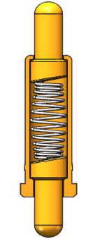Stainless Steel / Brass Spring Loaded Header Pins DIP Spring Loaded PCB Test Pins With Gold Plating