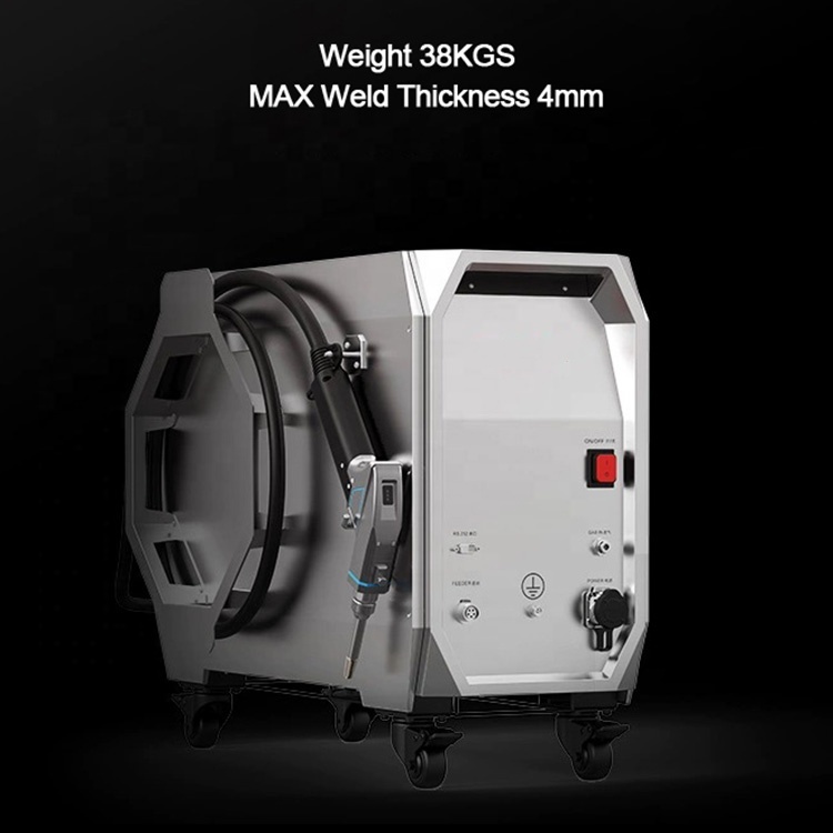 1500W Handheld Laser Welding Machine for Carbon Stainless Steel Aluminum Metal Output Power 2000W and Easy to Operate