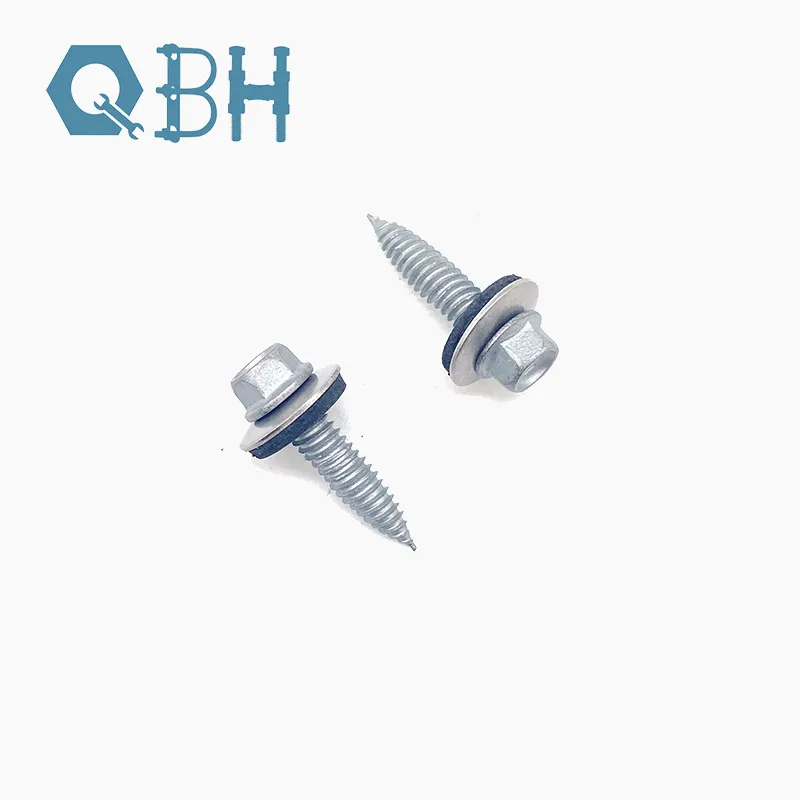 Hex Flange Roofing Self Tapping Screw Bi Metal With EPDM Washer