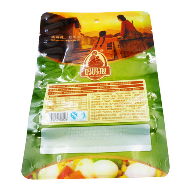 Gravure Printing Food Packaging Materials 250g Stand Up Pouch 24cm*17cm
