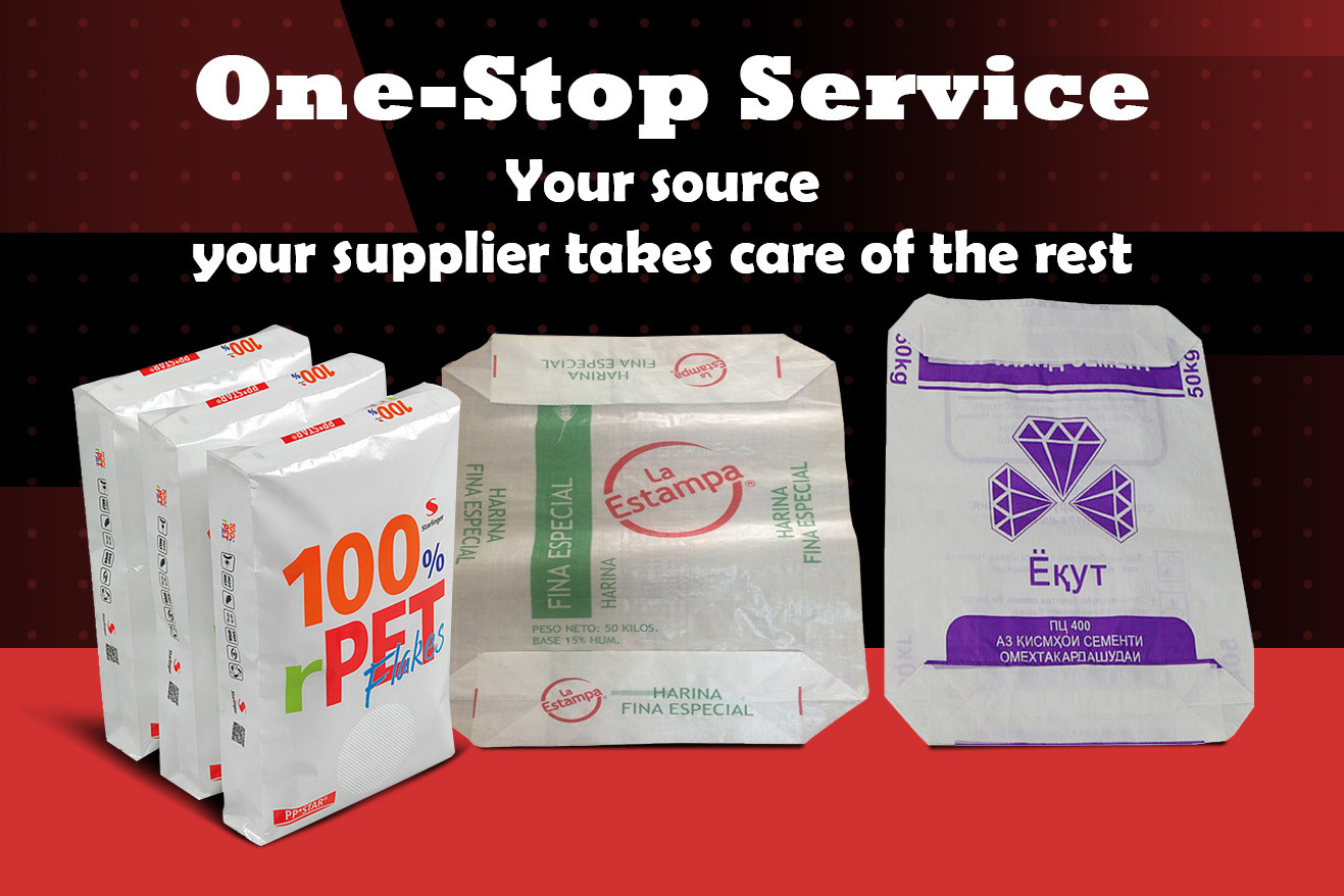 Customized 50 Kg PP Polypropylene Cement Bags With Valve Bopp Laminated