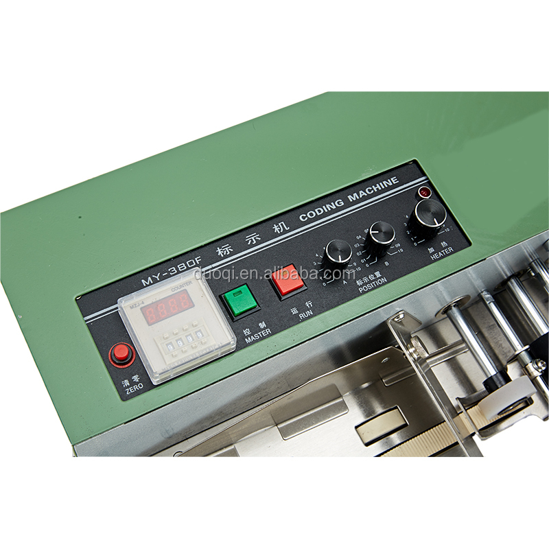 Solid Ink Expiry Date Printing Machine MY-380F High Speed Date Batch Coding Machine