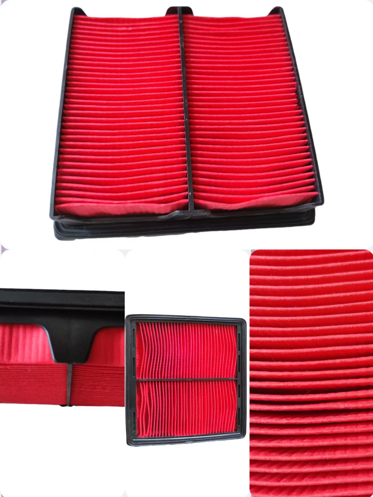 Red Filter Paper PP 17220 - P2J - 003 17220 - P2N - A01 Air Filters Can Be Customized Into Pu