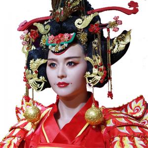 China Chinese Ancient Political 1:1 Wu Zetian Artistic Life Size Silicone Sculpture Wax Figure on sale
