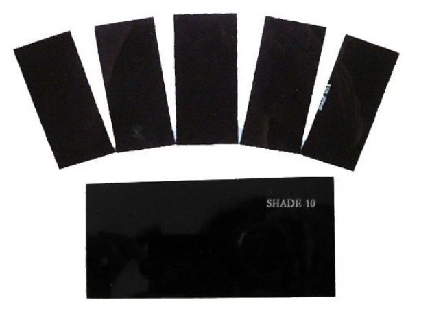 CE Shade No 9 2MM Ppe Eye Protection Goggles black color
